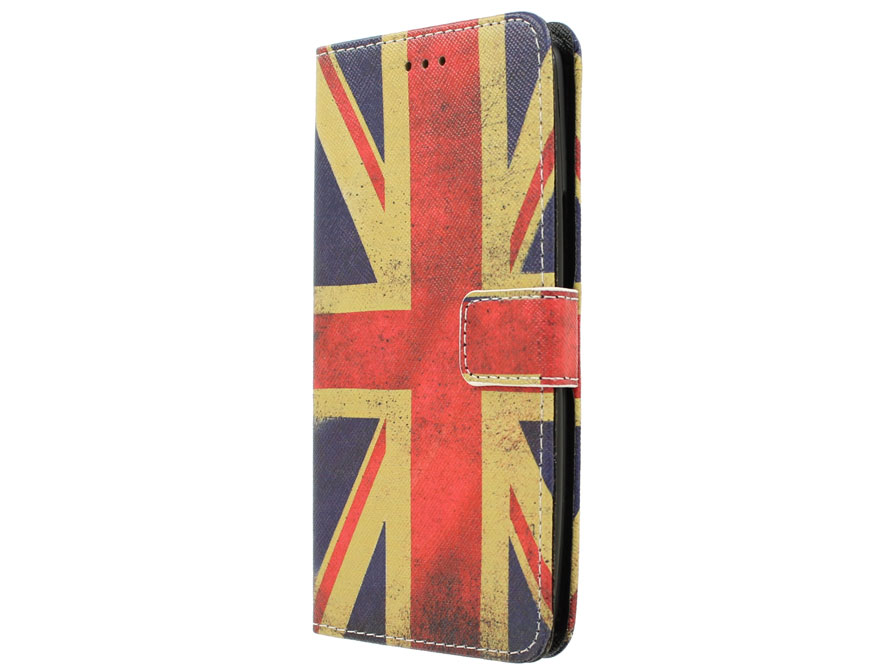 Motorola Moto X Play Hoesje - Vintage GB Flag Case