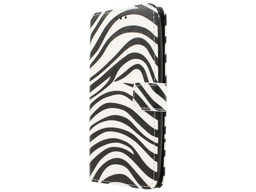 Motorola Moto X Play Hoesje - Zebra Book Case