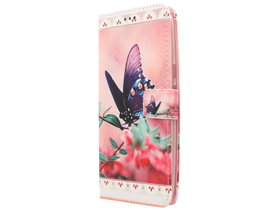 Motorola Moto X Style Hoesje - Butterfly Book Case