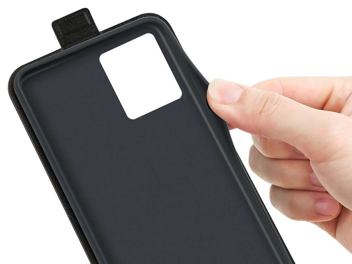 Just in Case Flip Case Zwart - Motorola Edge 30 Fusion hoesje
