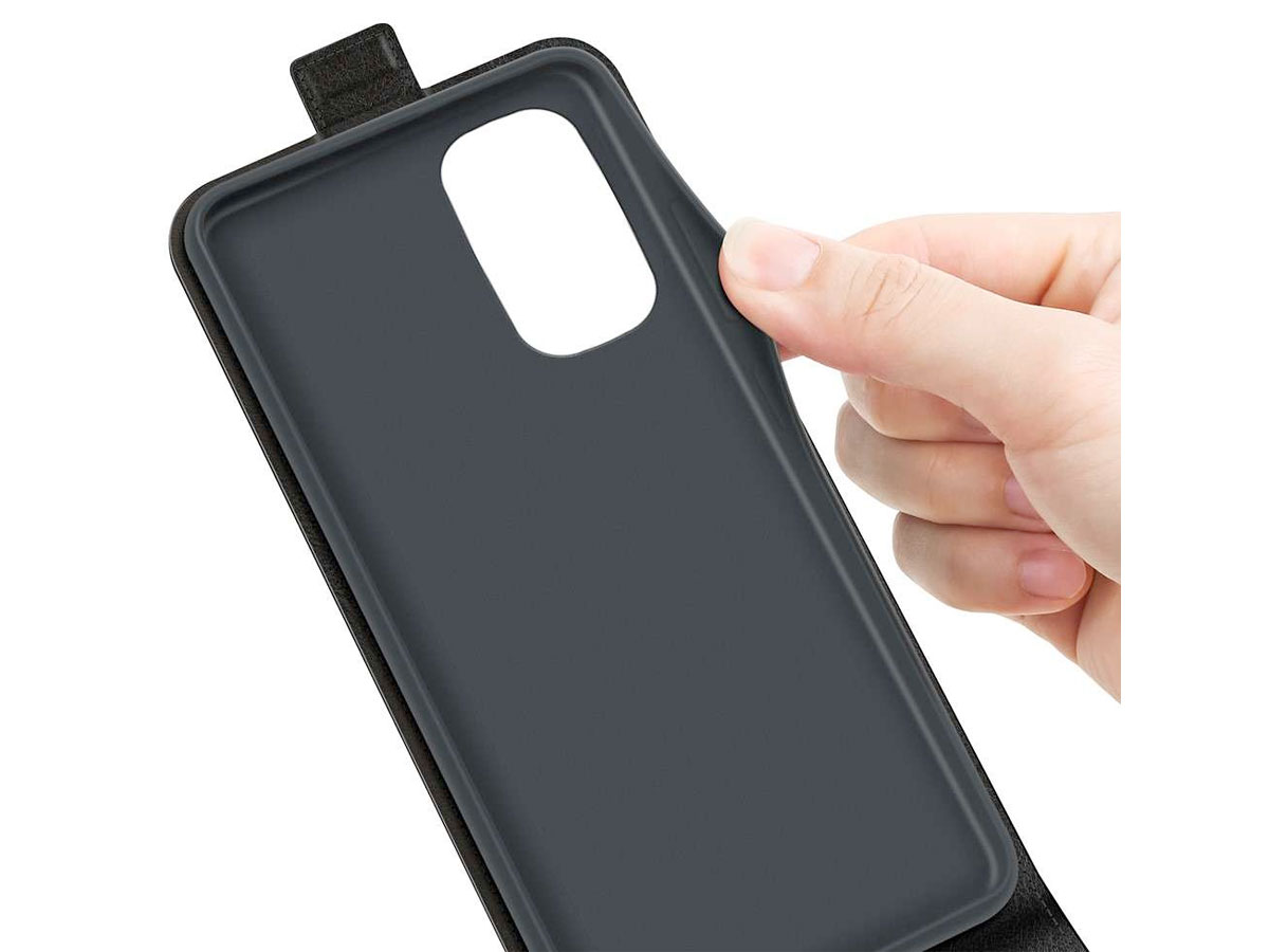 Just in Case Flip Case Zwart - Motorola Edge 30 hoesje