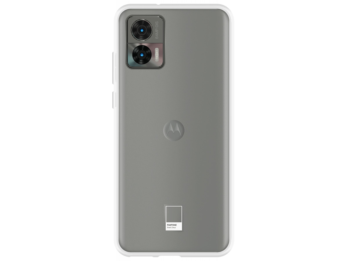 Just in Case Crystal Clear TPU Case - Motorola Edge 30 Neo hoesje