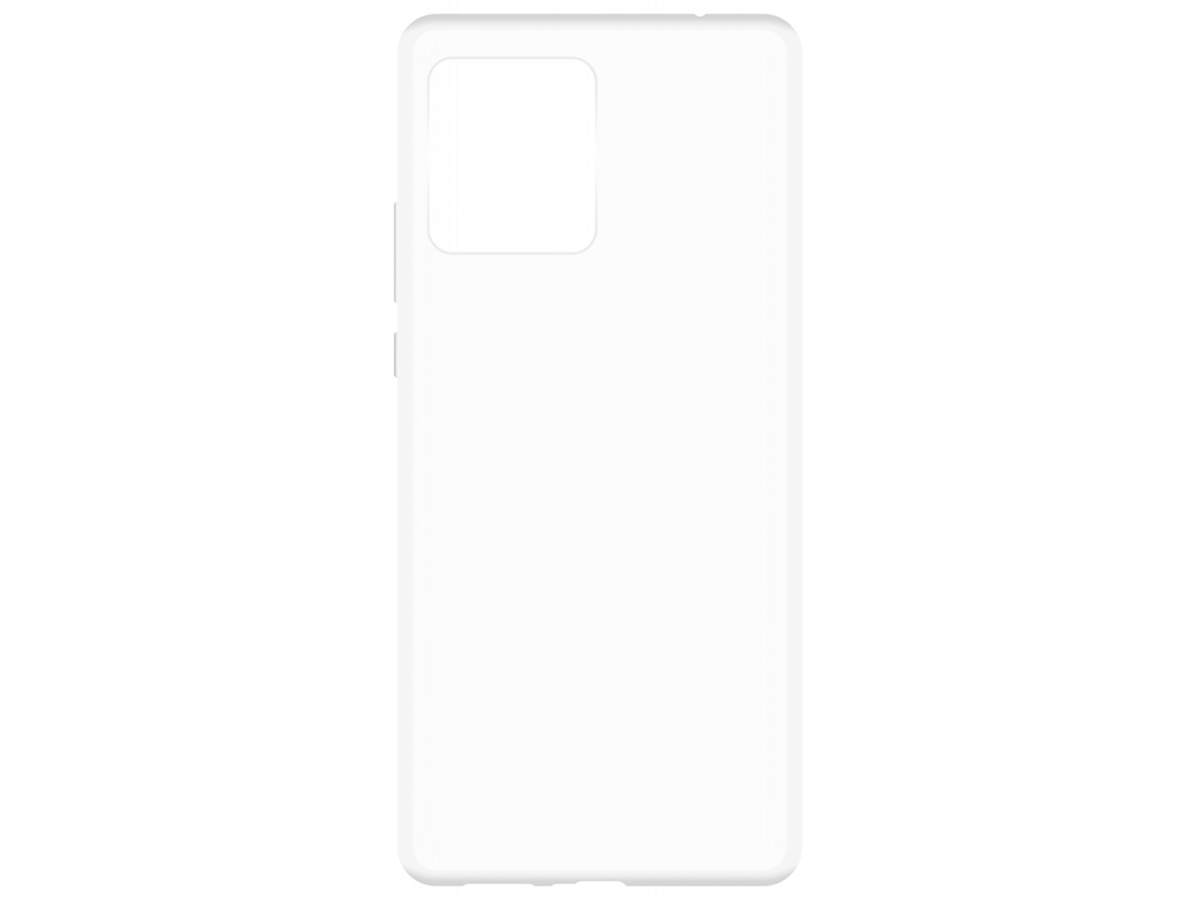 Just in Case Crystal Clear TPU Case - Motorola Edge 30 Ultra hoesje