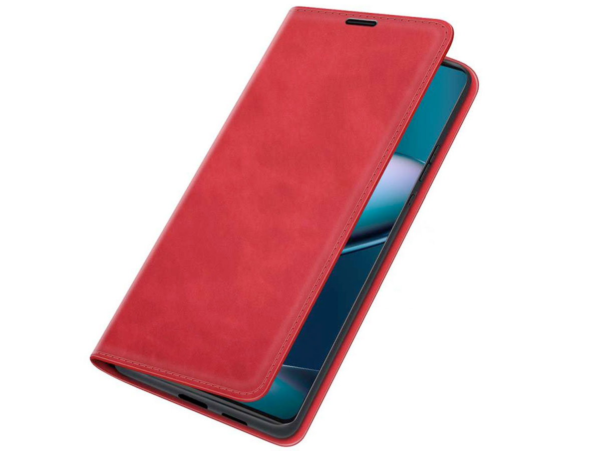 Just in Case Slim Wallet Case Rood - Motorola Edge 30 Pro hoesje