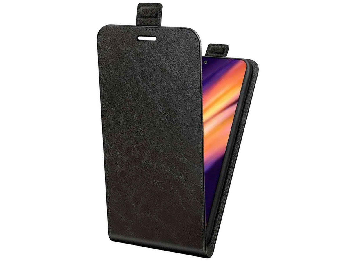 Just in Case Flip Case Zwart - Motorola Edge 30 Pro hoesje