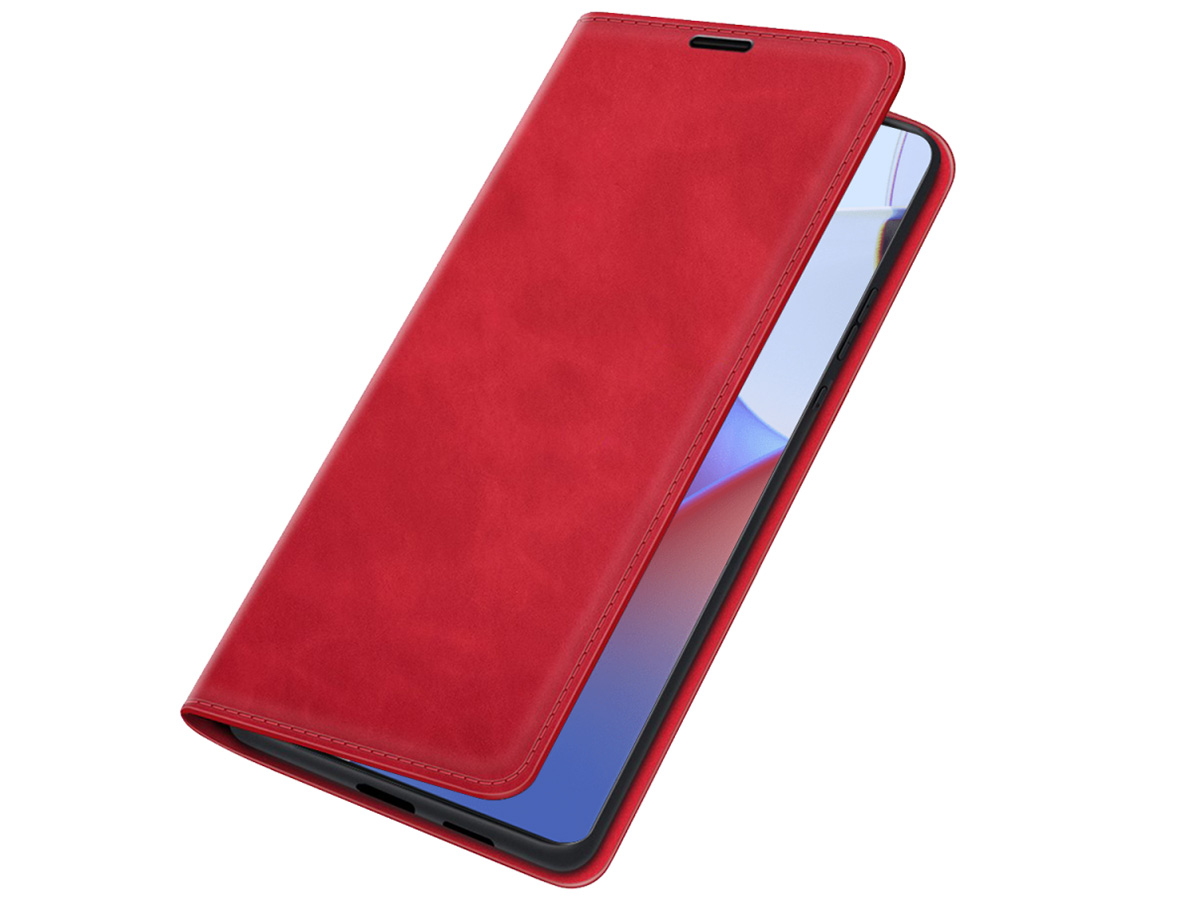 Just in Case Slim Wallet Case Rood - Motorola Edge 30 Ultra hoesje