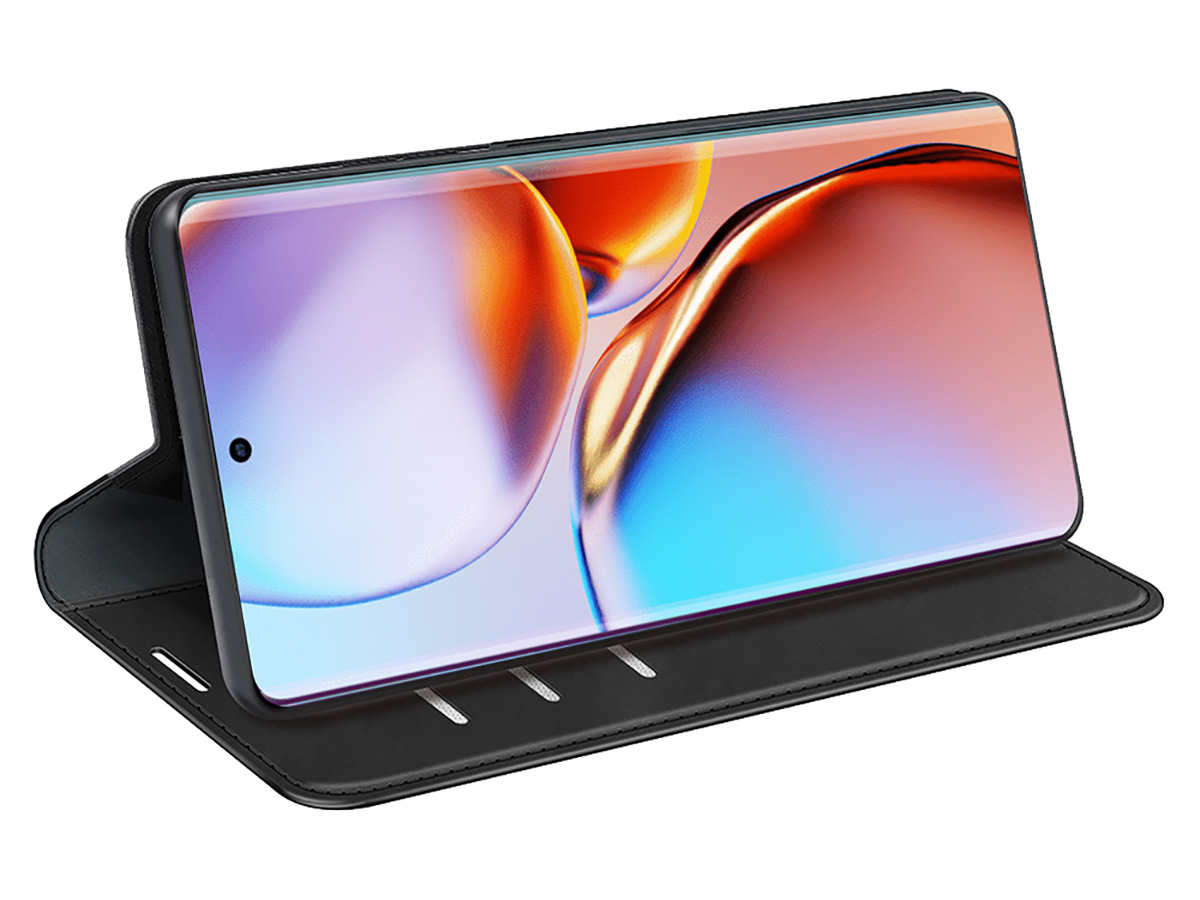 Just in Case Slim Wallet Case Zwart - Motorola Edge 40 Pro hoesje