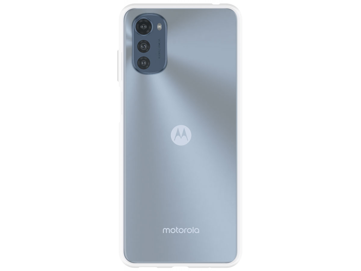 Just in Case Crystal Clear TPU Case - Motorola Moto E32/E32s hoesje