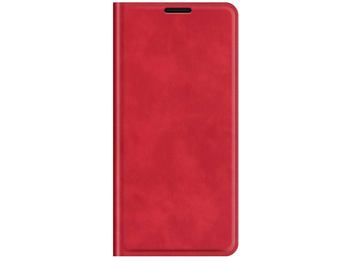 Just in Case Magnetic BookCase Rood - Motorola Moto E7i Power hoesje