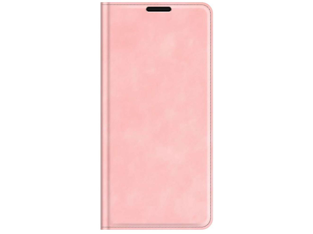 Just in Case Magnetic BookCase Roze - Motorola Moto E7i Power hoesje