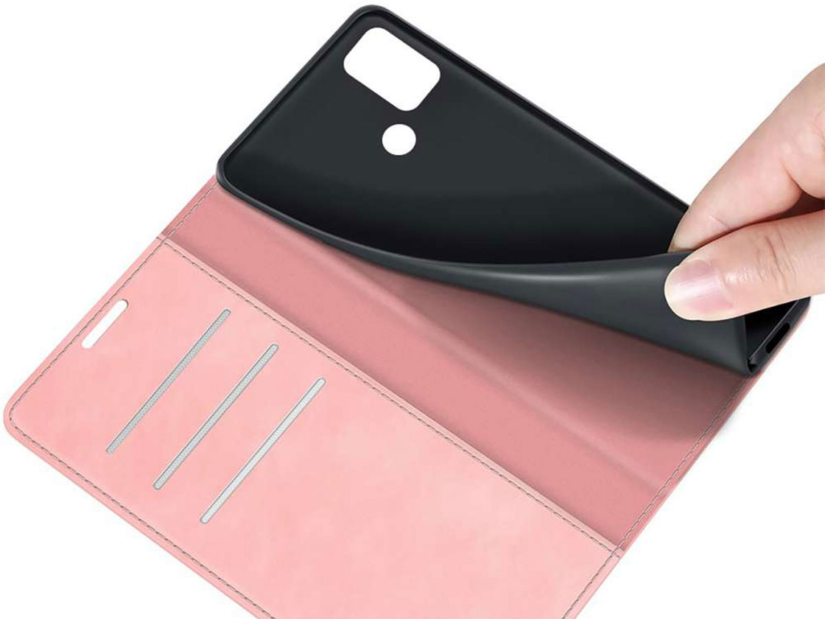 Just in Case Magnetic BookCase Roze - Motorola Moto G10/G20/G30 hoesje