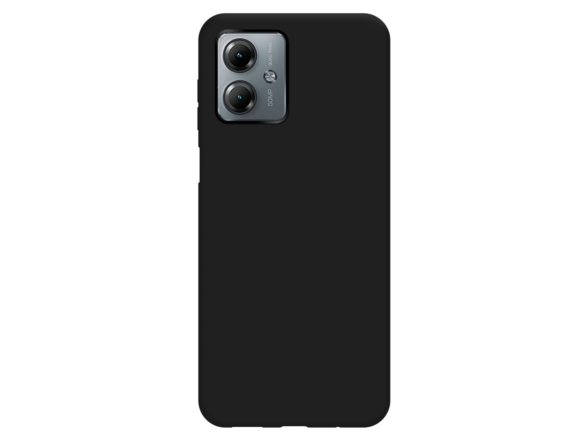 Just in Case TPU Case Zwart - Motorola Moto G14 hoesje