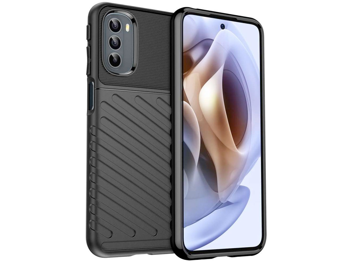 Just in Case TPU Rugged Grip Case - Motorola Moto G31/G41 hoesje