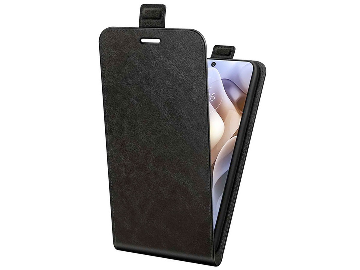 Just in Case Flip Case Zwart - Motorola Moto G31/G41 hoesje