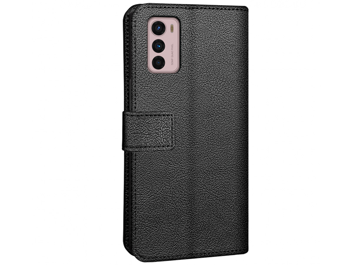 Just in Case Wallet Case Zwart - Motorola Moto G42 hoesje