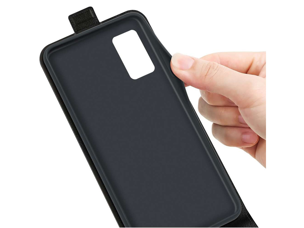 Just in Case Flip Case Zwart - Motorola Moto G42 hoesje