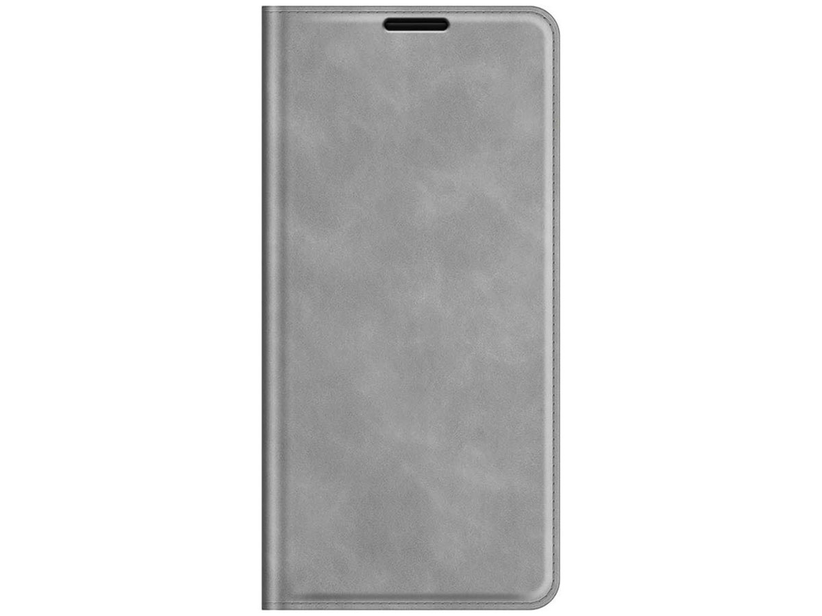 Just in Case Magnetic BookCase Grijs - Motorola Moto G50 hoesje