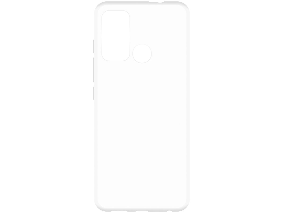 Just in Case Crystal Clear TPU Case - Motorola Moto G60 hoesje
