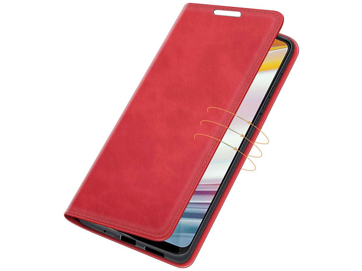 Just in Case Slim BookCase Rood - Motorola Moto G60 hoesje