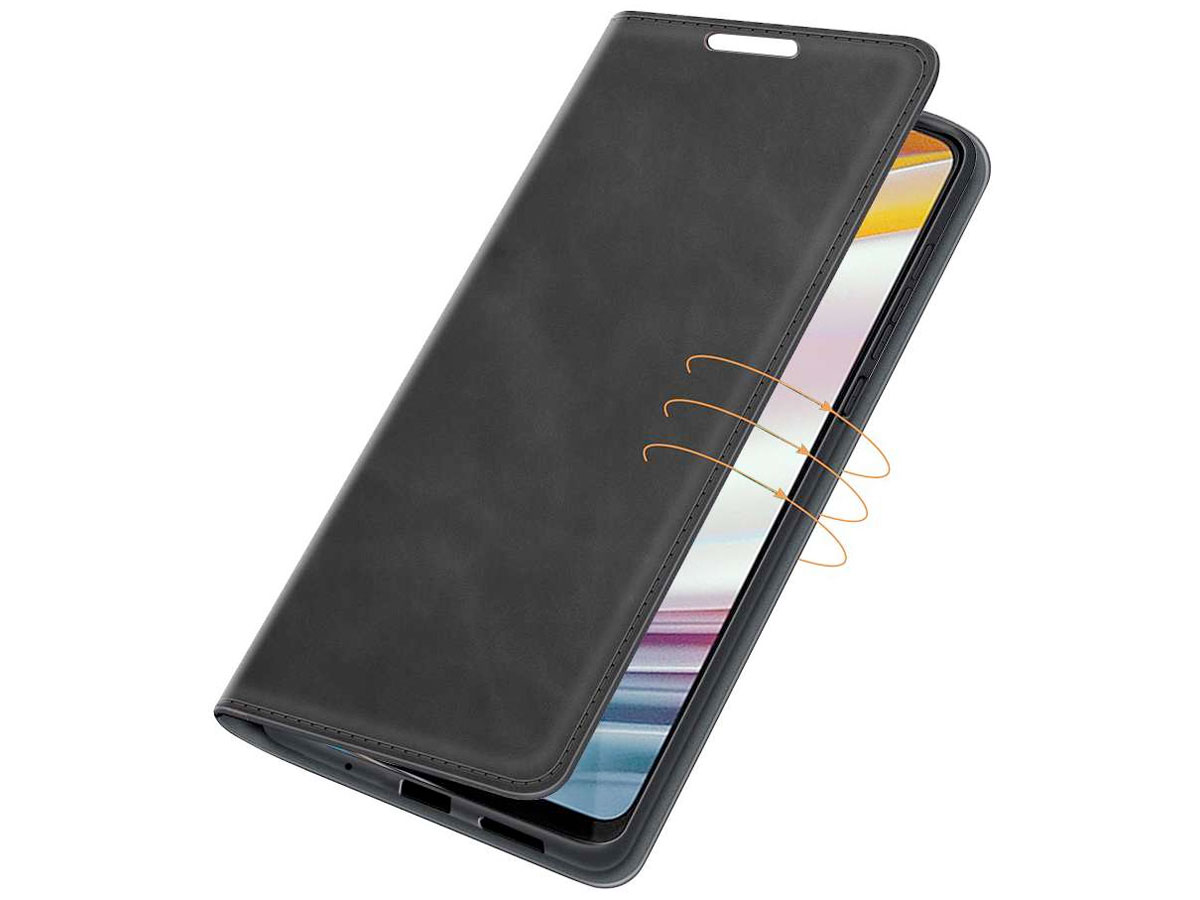 Just in Case Slim BookCase Zwart - Motorola Moto G60 hoesje