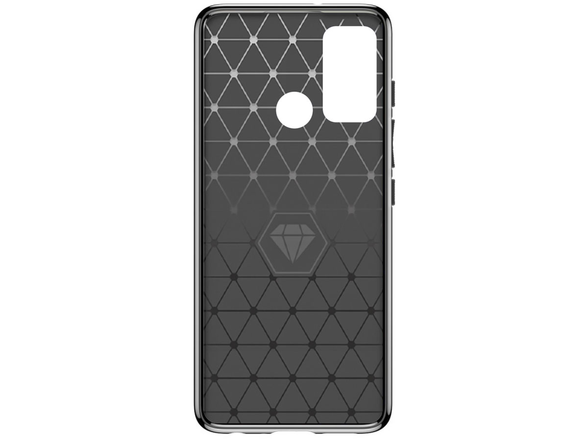 Just in Case TPU Rugged Grip Case - Motorola Moto G60 hoesje