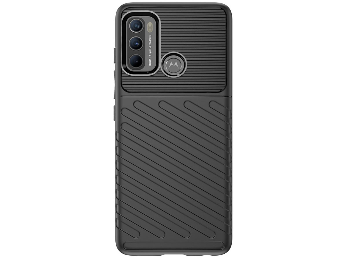 Just in Case TPU Rugged Grip Case - Motorola Moto G60 hoesje