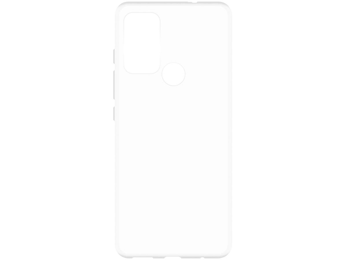 Just in Case Crystal Clear TPU Case - Motorola Moto G60s hoesje