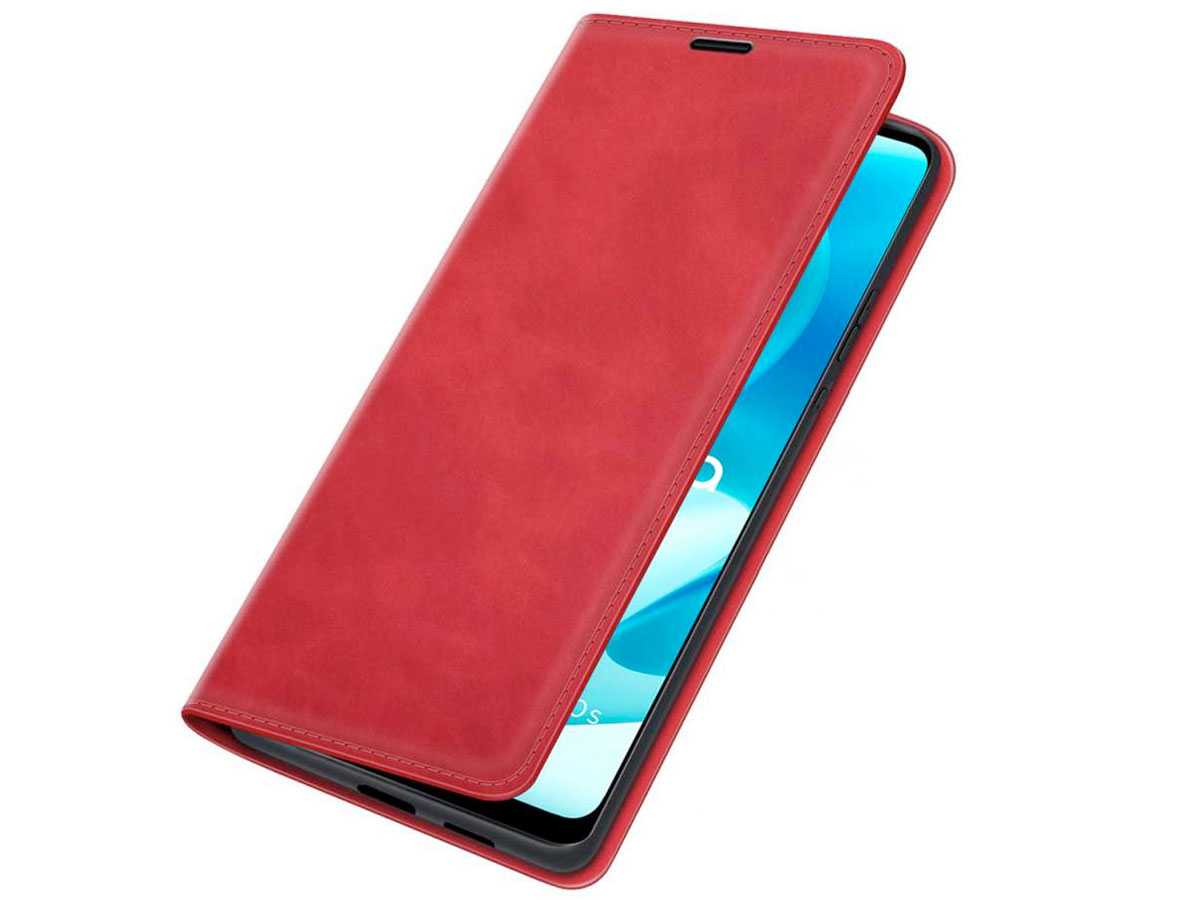 Just in Case Slim BookCase Rood - Motorola Moto G60s hoesje