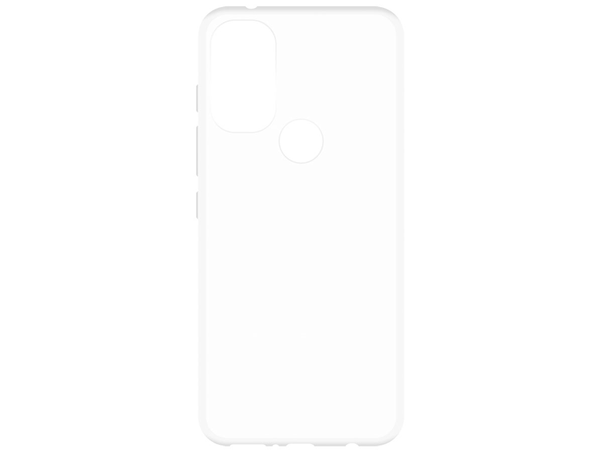 Just in Case Crystal Clear TPU Case - Motorola Moto G71 5G hoesje