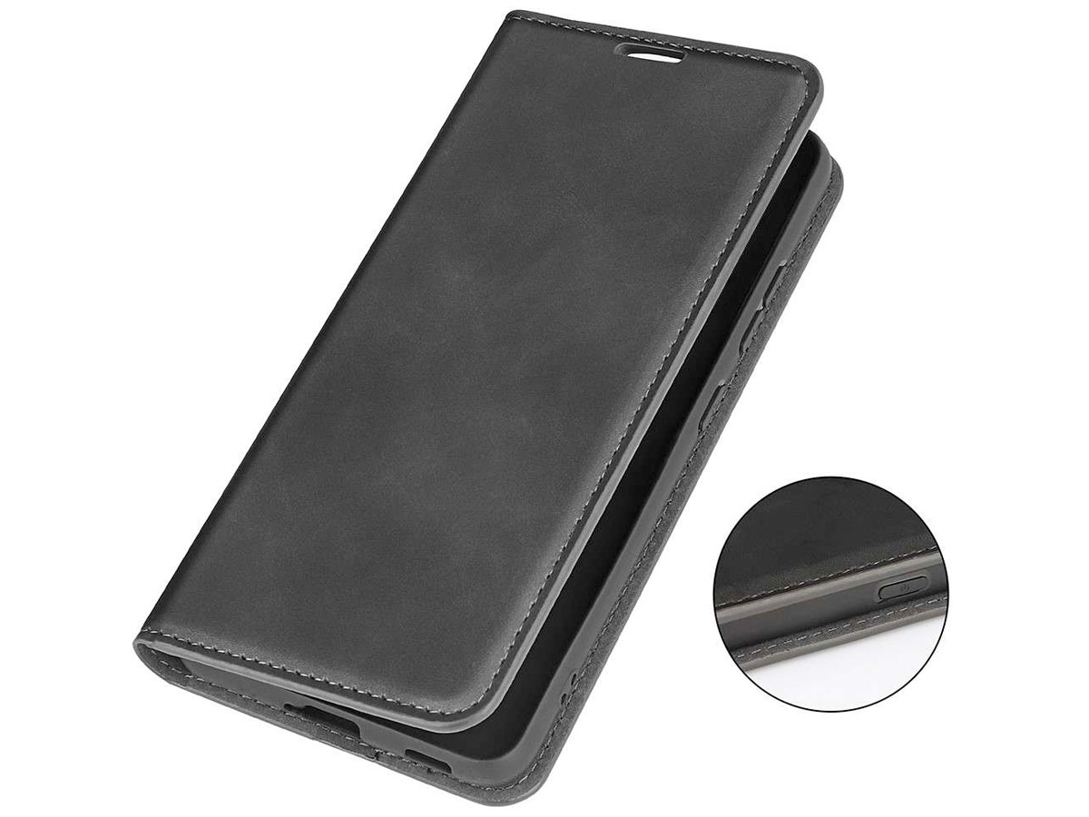 Just in Case Slim BookCase Zwart - Motorola Moto G71 5G hoesje