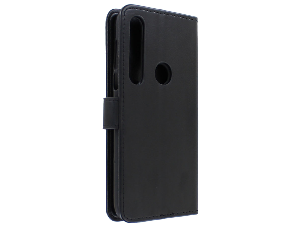 Bookcase Mapje Zwart - Motorola Moto G8 Plus hoesje