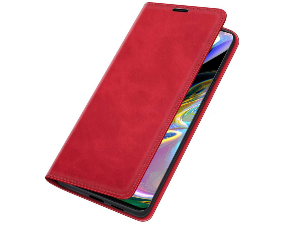 Just in Case Slim Wallet Case Rood - Motorola Moto G82 hoesje