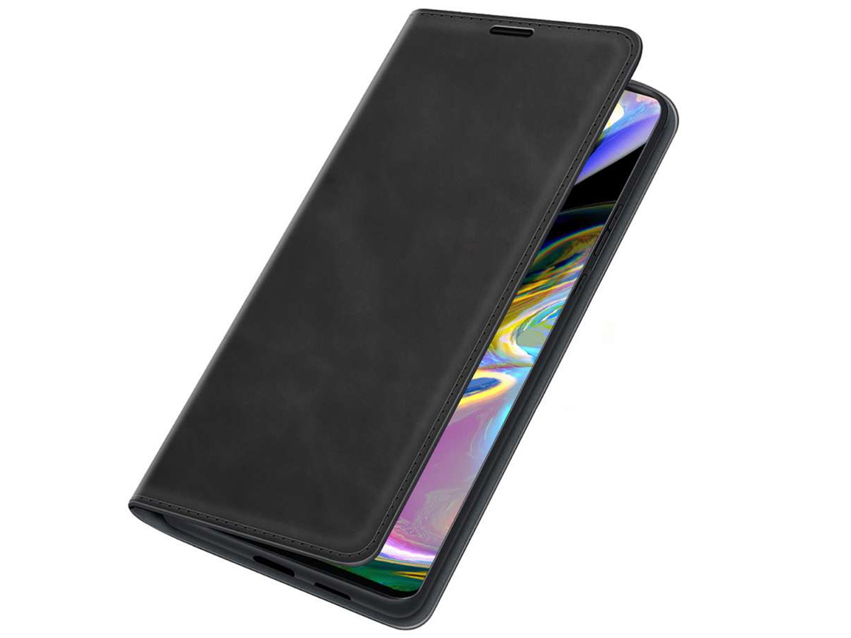 Just in Case Slim Wallet Case Zwart - Motorola Moto G82 hoesje