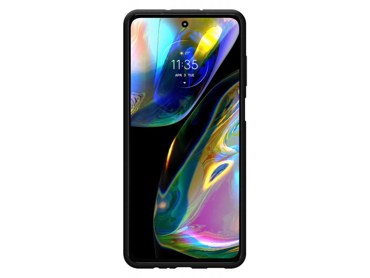 Just in Case Black TPU Case - Motorola Moto G82 hoesje