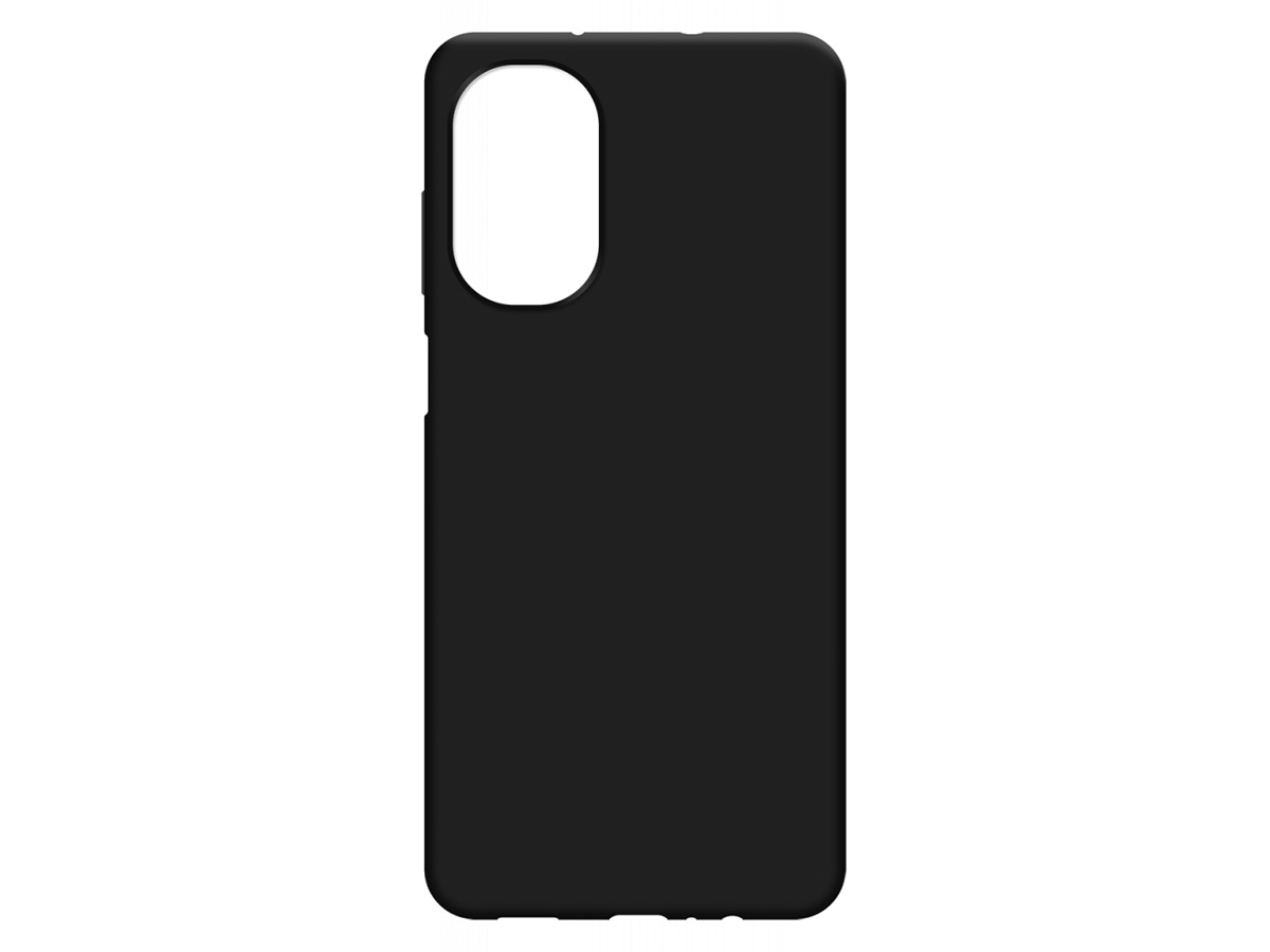 Just in Case Black TPU Case - Motorola Moto G82 hoesje