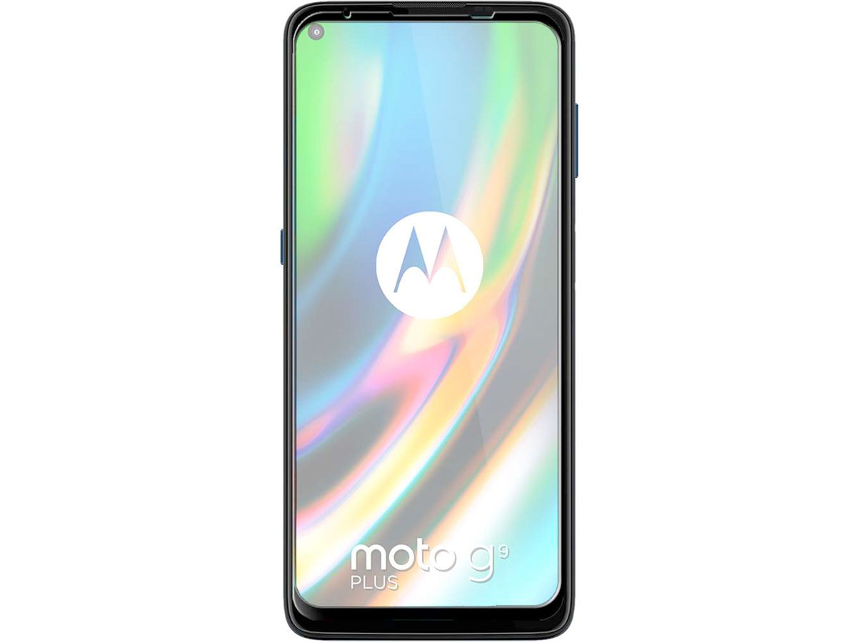 Just in Case Motorola Moto G9 Plus Screen Protector Curved Glass Full Cover