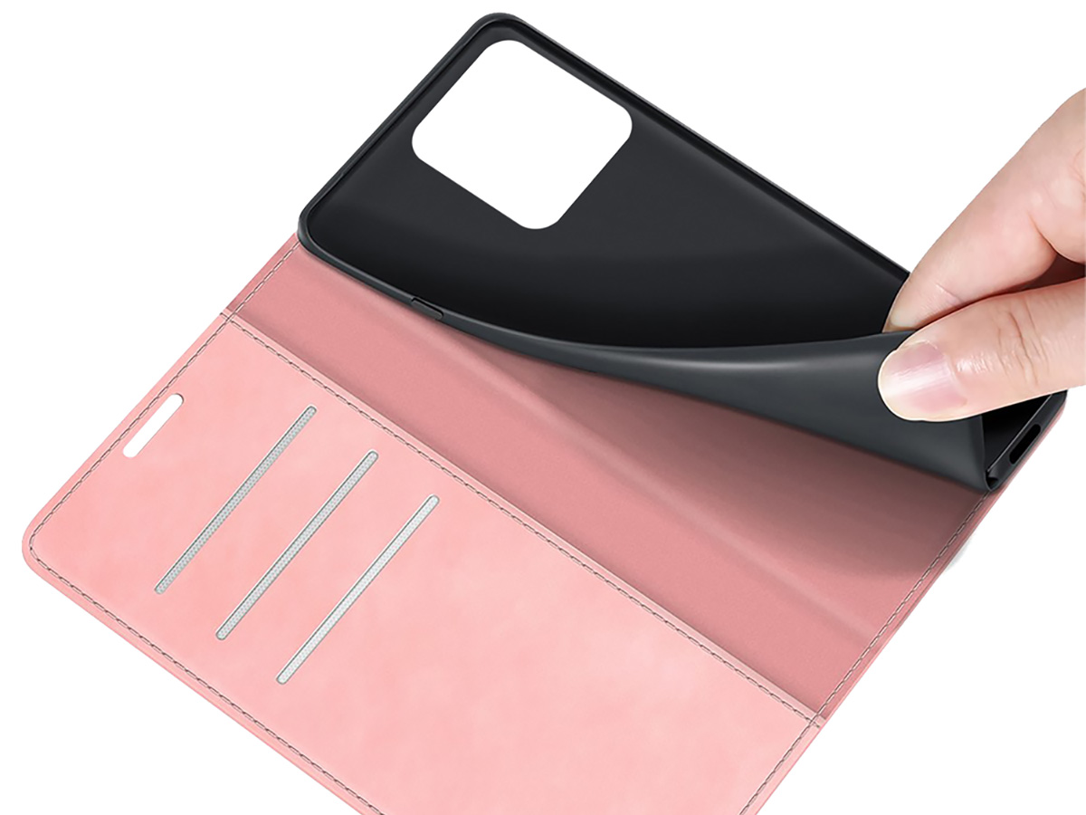Just in Case Slim Wallet Case Roze - Motorola ThinkPhone hoesje