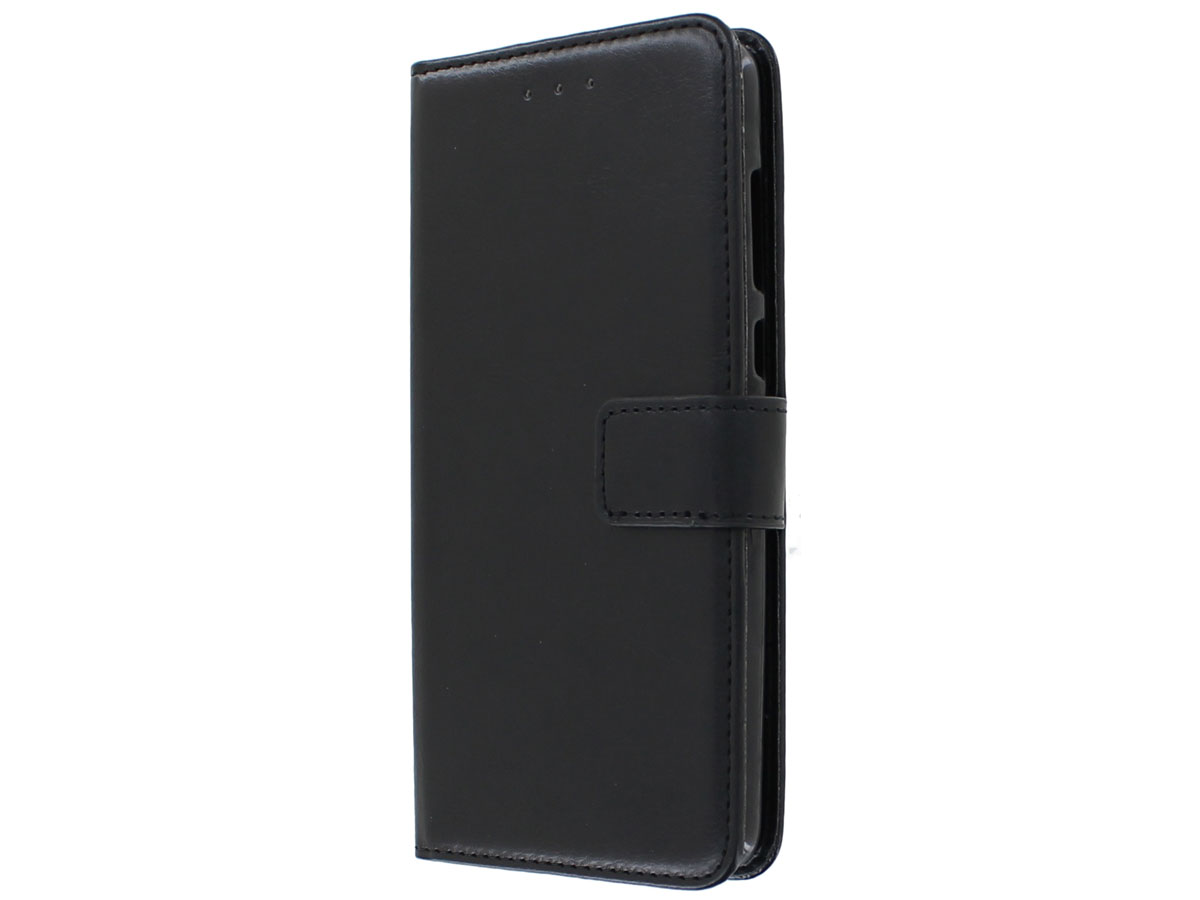 Book Case Wallet Zwart - Motorola Moto G7 hoesje