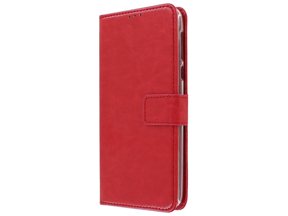Book Case Wallet Rood - Motorola Moto G7 Power hoesje