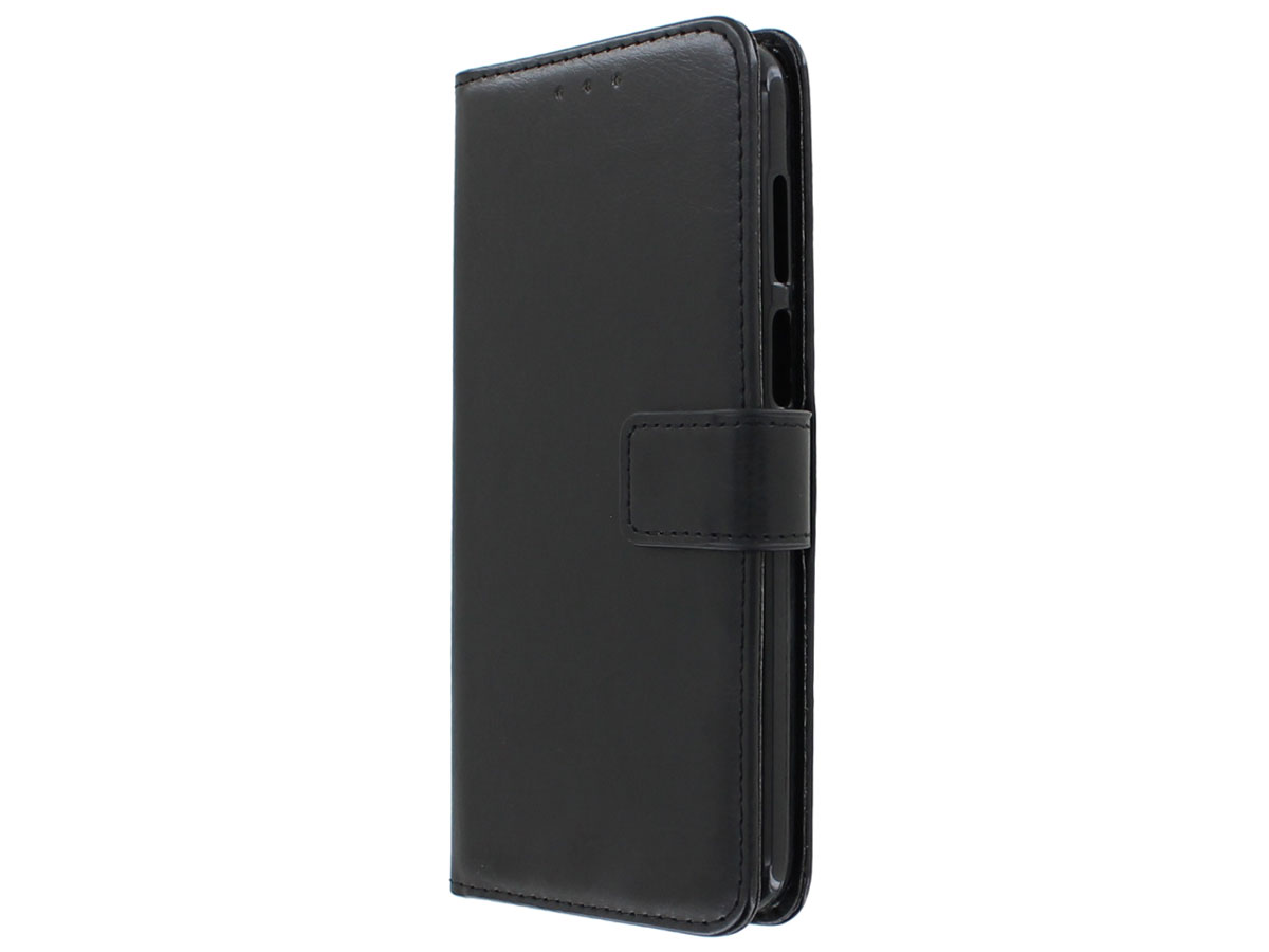 Bookcase Wallet Zwart - Motorola Moto Z3 Play hoesje