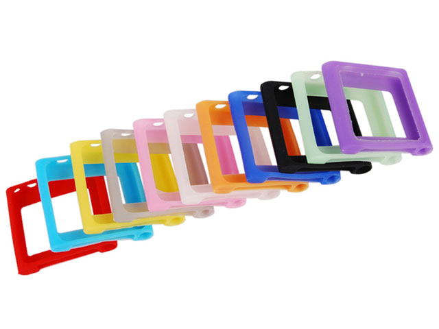 Color Series Silicone Skin Hoes voor iPod Nano 6G