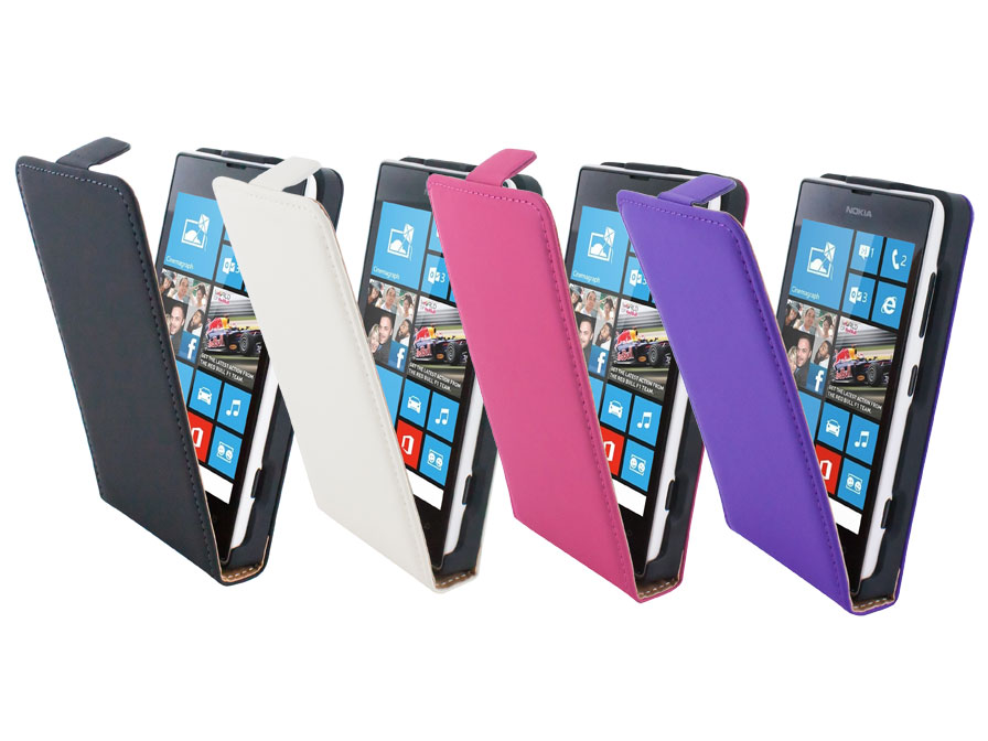 Mobiparts Leren Flip Case - Nokia Lumia 520 Hoesje