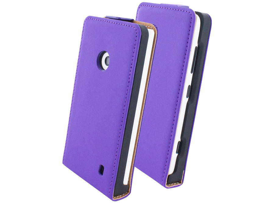 Mobiparts Leren Flip Case - Nokia Lumia 520 Hoesje