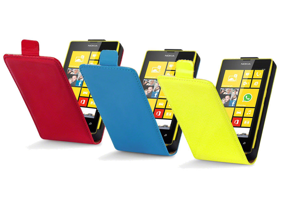 Qubits Glossy Flip Case - Hoesje voor Nokia Lumia 520