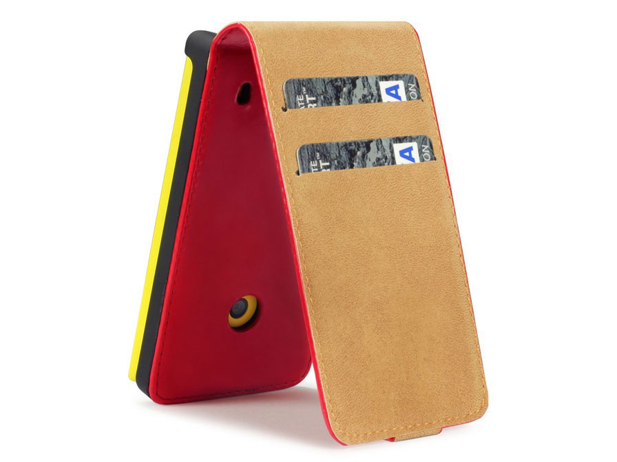 Qubits Glossy Flip Case - Hoesje voor Nokia Lumia 520