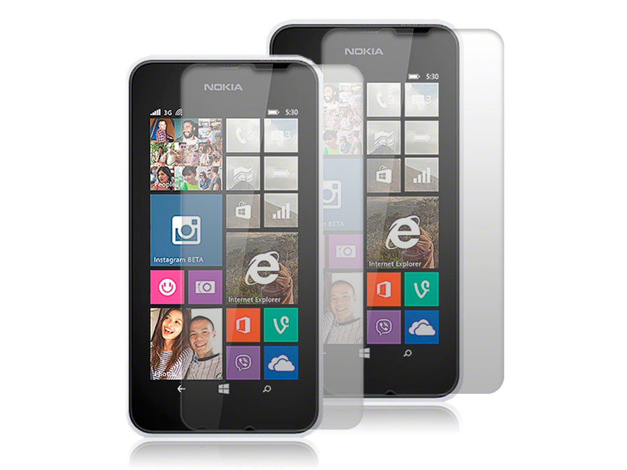 Clear Screenprotector voor Nokia Lumia 530 (2-pack)
