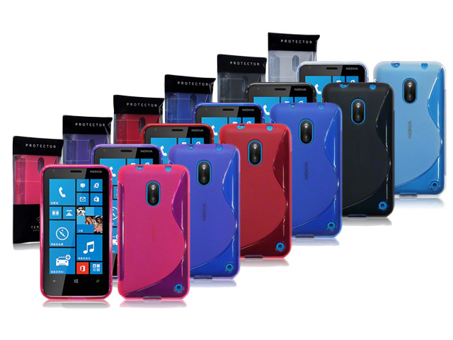 CaseBoutique Clear S-Line TPU Skin Case Hoesje voor Nokia Lumia 620