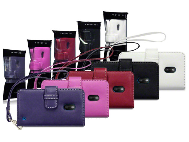 CaseBoutique Flower Wallet Case - Nokia Lumia 620 Hoesje