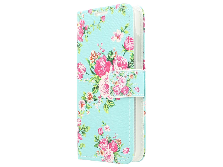 Flower Bloemmotief Wallet Case - Hoesje voor Nokia Lumia 630/635