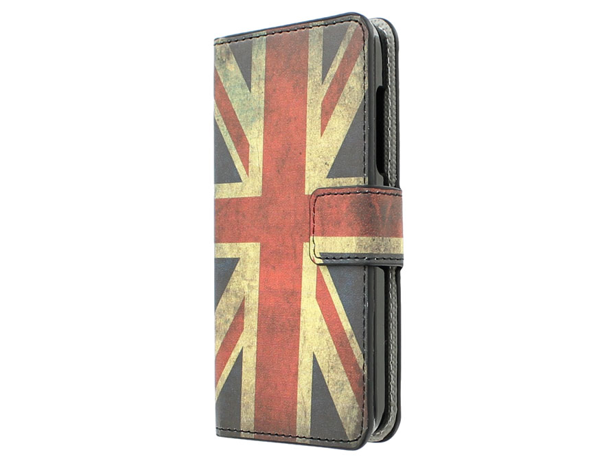 Nokia Lumia 630/635 Wallet Case Hoesje - Vintage UK Flag
